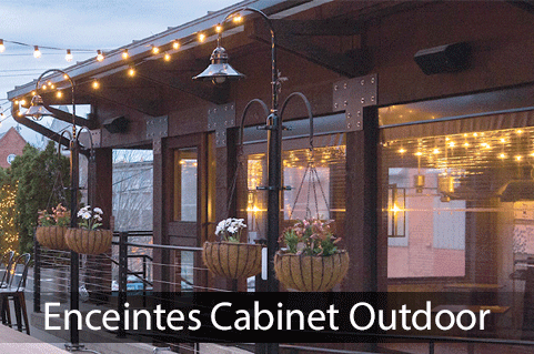 Enceintes Cabinet Outdoor ligne 100V TruAudio